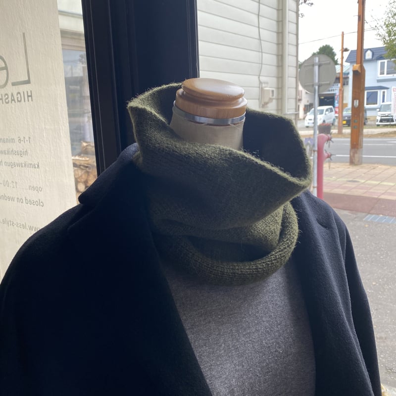 THE INOUE BROTHERS… SAWARE アルパカ ネックウォーマー THE INOUE BROTHERS Neck Warmer | Less Higashikawa