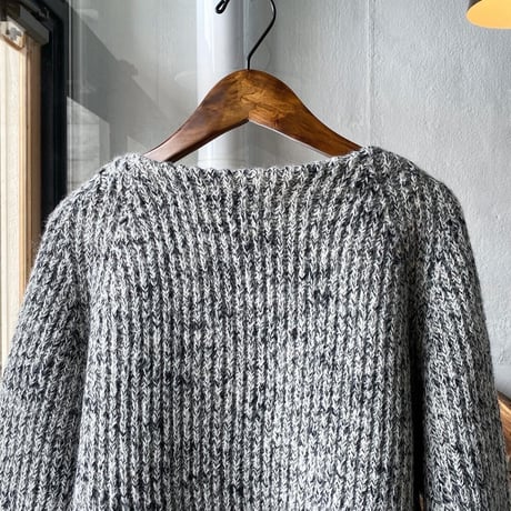 AURALEE  　WOOL BABY ALPACA MIX RIB KINT P/O  A22AP02BL