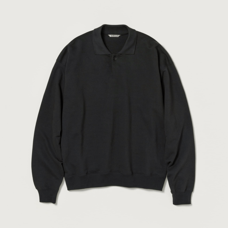 AURALEE PIMA LIGHT SWEAT POLO | Less Higashikawa AURALEE PIMA LIGHT SWEAT POLO | Less Higashikawa