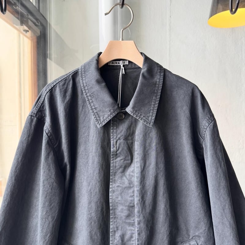 AURALEE GARMENT-DYED FINX LIGHT CHINO BLOUSON |