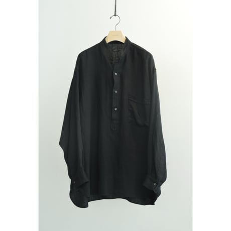 COMOLI　リネンWクロス プルオーバーシャツ