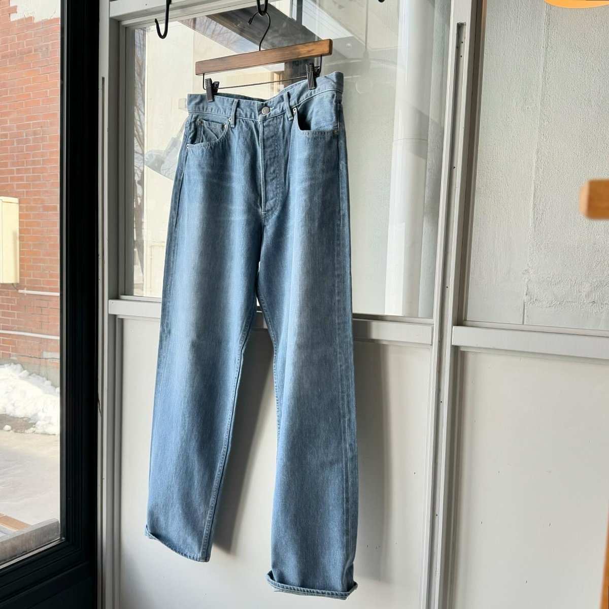 THE BEATLES様 SELVEDGE FADED LIGHT DENIM AURALEE SELVEDGE FADED LIGHT DENIM BLOUSON/WIDE PANTS – Chum!