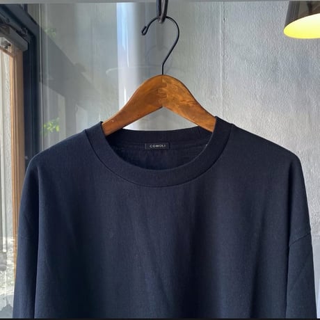 COMOLI　コットンジャージ 長袖Tシャツ