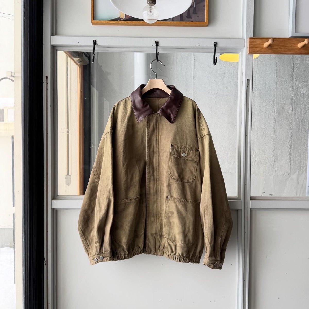 ssstein SULFUR DYED OXFORD VINTAGE JACKET | L