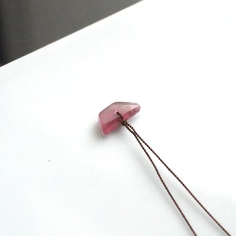 Margaret Solow　Geometric  Necklace    Tourmaline