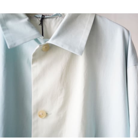 AURALEE  WASHED FINX GRADATION DYED BIG BLOUZON (Mens)