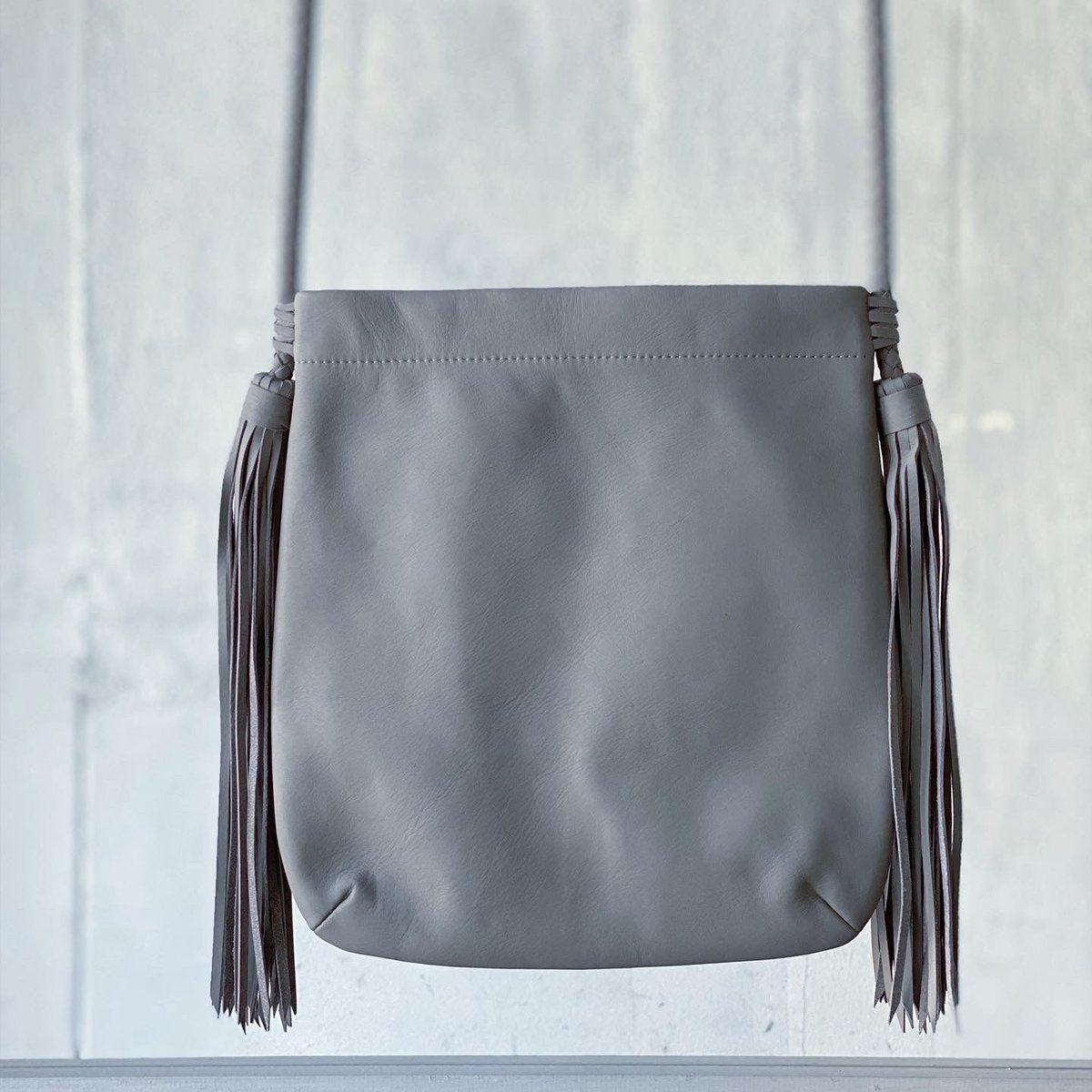 KO フリンジバッグMサイズ Handmade（ハンドメイド）の「KO フリンジバック[Size M : Brown