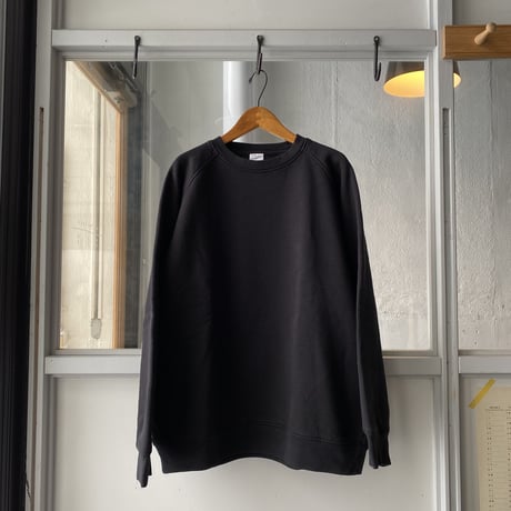 COMOLI  コットン吊裏毛 クルーネック