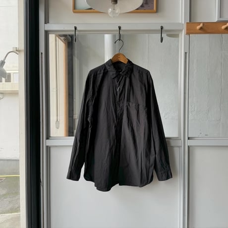COMOLI　KHADIコットンWレイヤー コモリシャツ