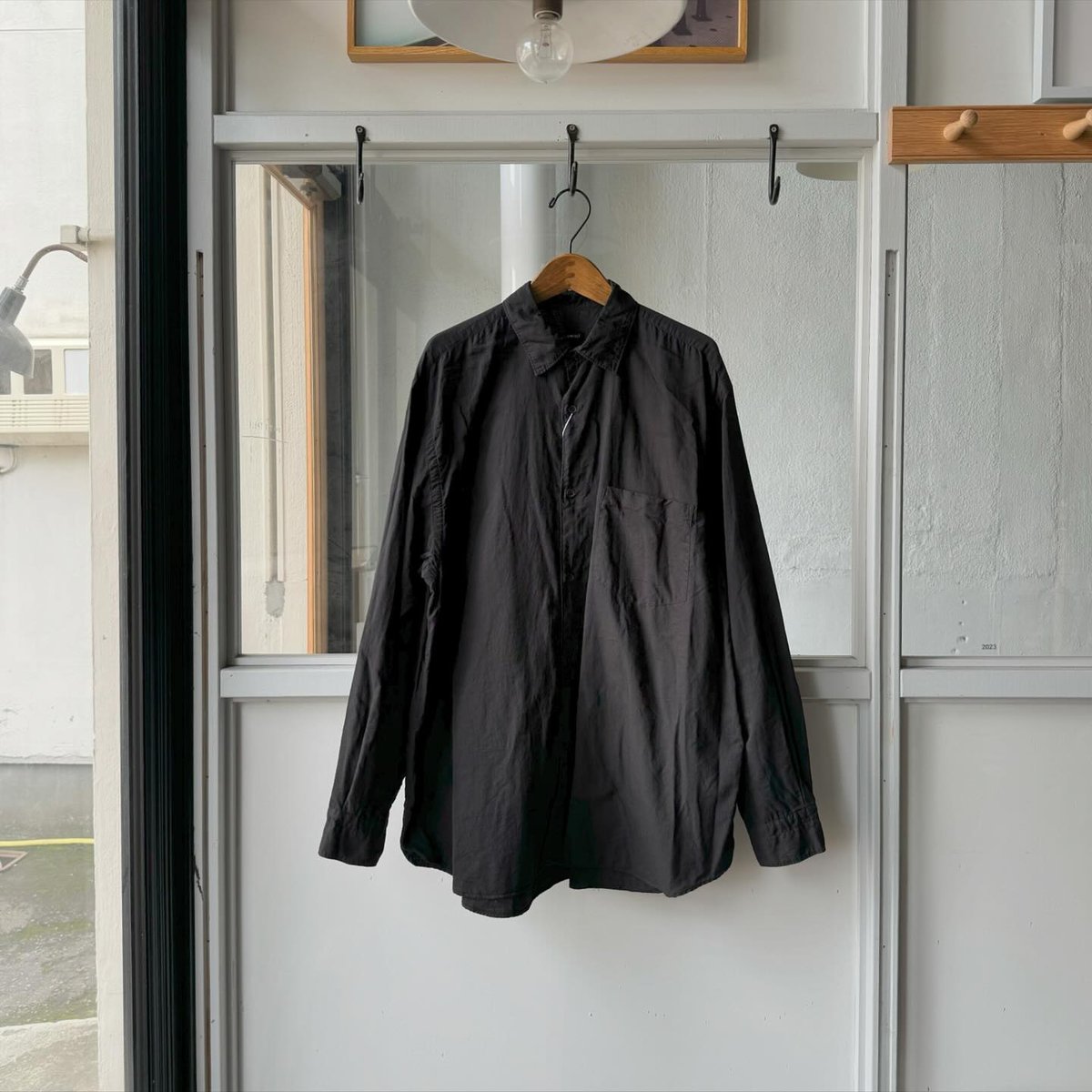 COMOLI KHADIコットンWレイヤー コモリシャツ | Less Higashikawa