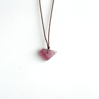 Margaret Solow　Geometric  Necklace    Tourmaline