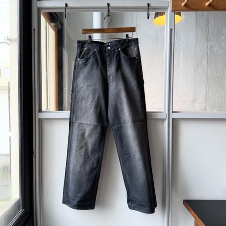 AURALEE　PRODUCT DYED ORGANIC COTTON DUCK PAINTER PANTS