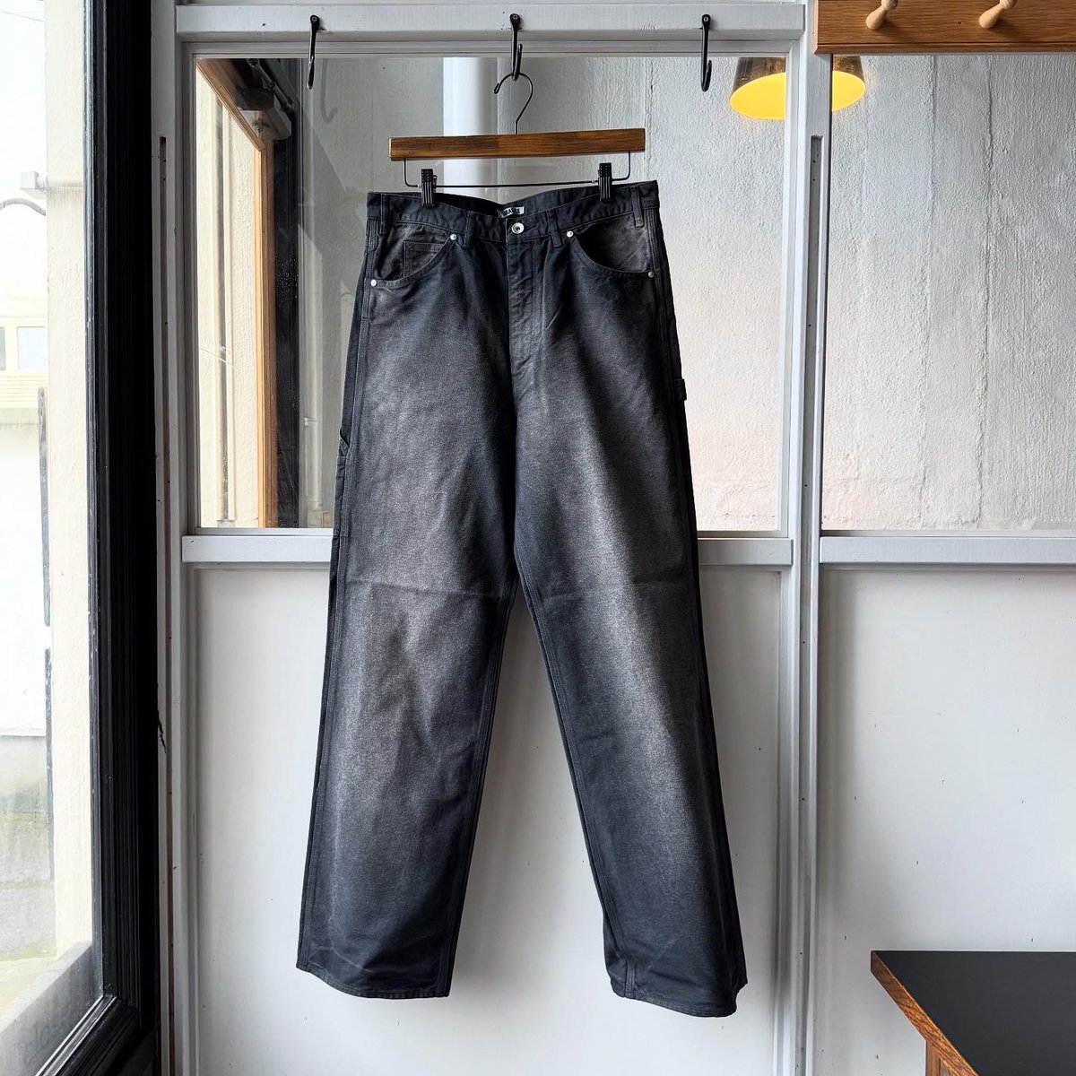 AURALEE PRODUCT DYED ORGANIC COTTON DUCK PAINTE