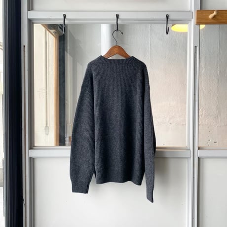 YAECA [CONTEMPO]　カシミヤクルーネックニット - UNISEX