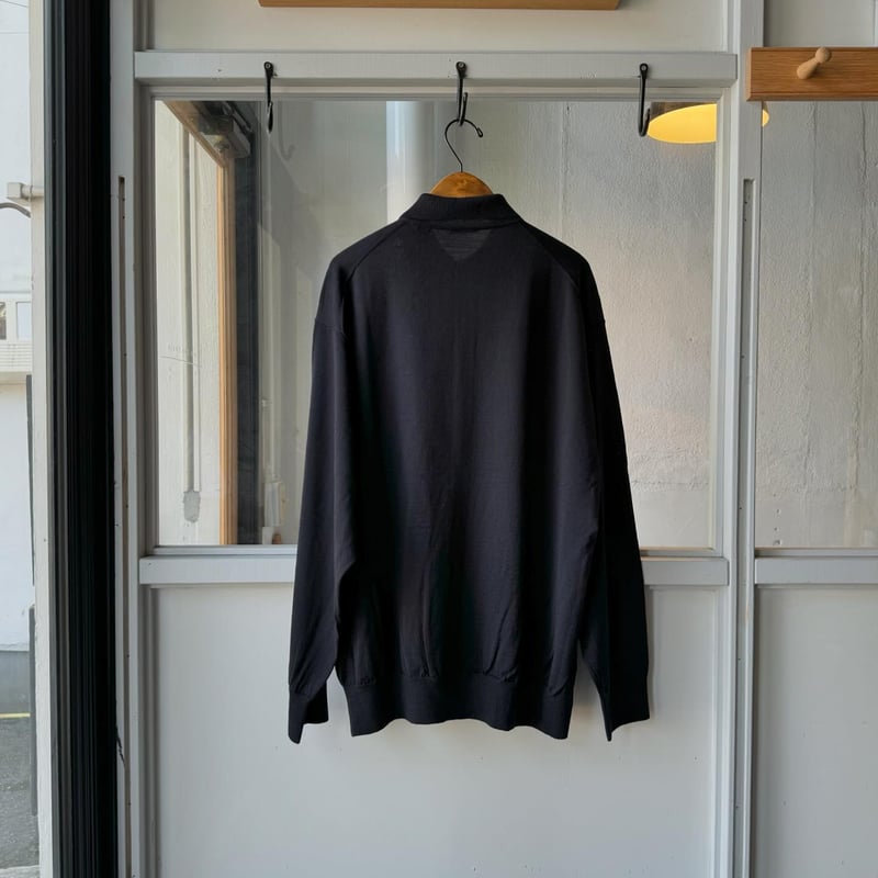 COMOLI ウール 衿付きカーディガン | Less Higashikawa COMOLI ウール 衿付きカーディガン | Less Higashikawa