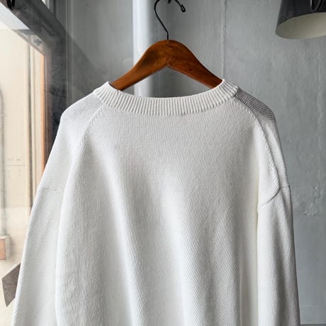 COMOLI　7G クルーネックニット