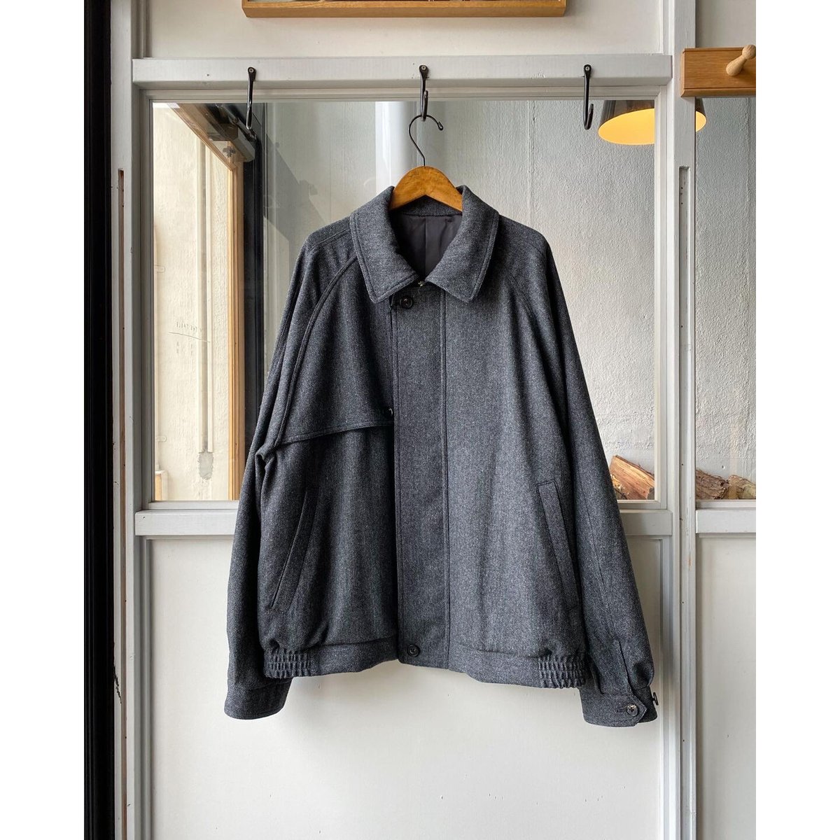 stein OVERSIZED HARRINGTON ZIP JACKET - ST.