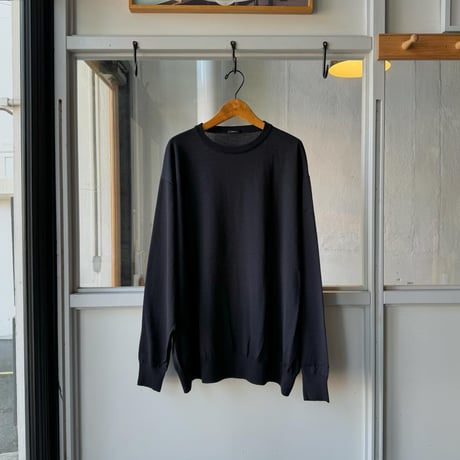 COMOLI　ウール クルーネックニット
