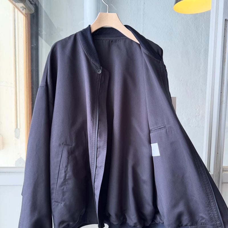 ssstein SILK CUPRO TWILL LIGHT FLIGHT JACKET