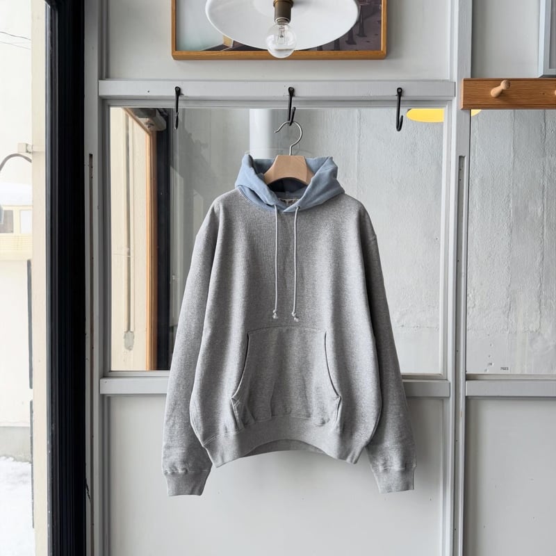 AURALEE SMOOTH SOFT BD SWEAT P/O PARKA | Less