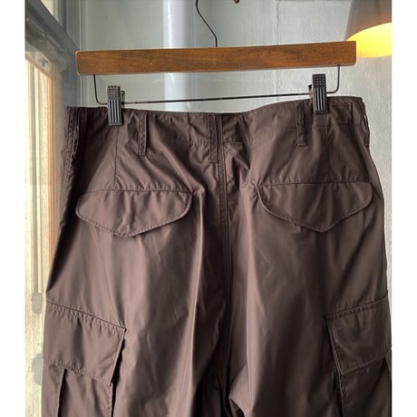 AURALEE   HIGH COUNT LIGHT NYLON FATIGUE PANTS  A21SP02NL  (mens)