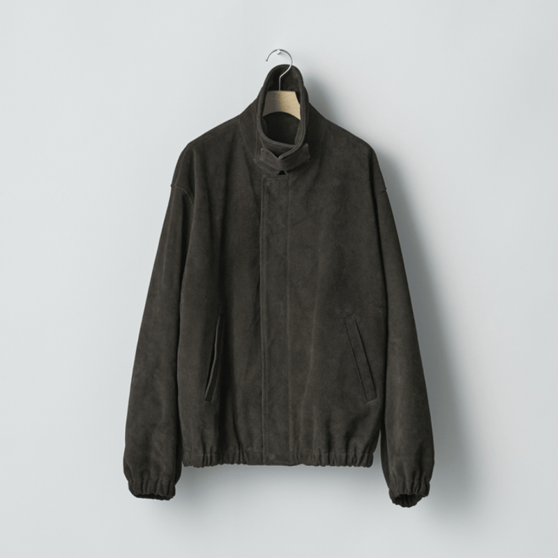 ssstein COW SUEDE ZIP SHORT JACKET | Less Hi