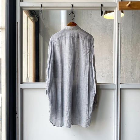 COMOLI　KHADIコットン プルオーバーシャツ