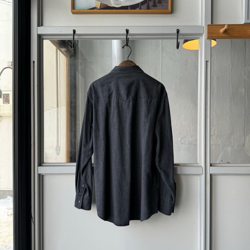 AURALEE SELVEDGE SUPER LIGHT DENIM SHIRT | Less AURALEE SELVEDGE SUPER LIGHT DENIM SHIRT | Less