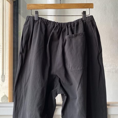 COMOLI　製品染 ドローストリングパンツ
