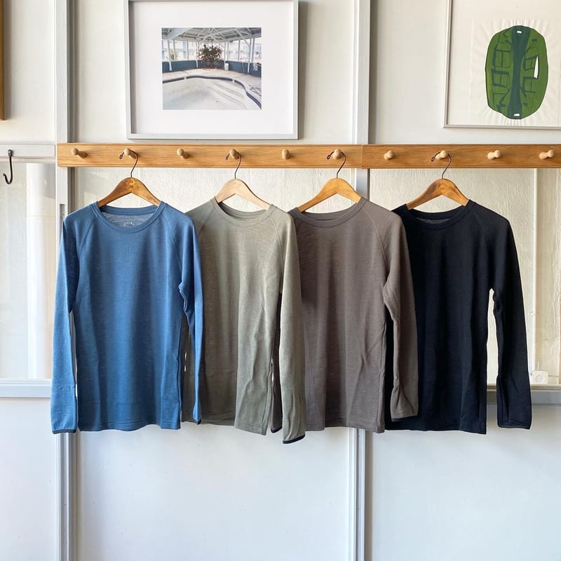 山と道 Yamatomichi DF Mesh Merino Long Sleeve ※在庫...