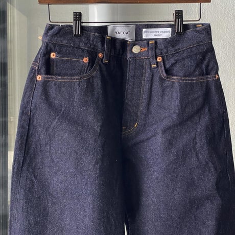 YAECA    [ WOMEN ]   デニム　ワイドテーパード　9-14W