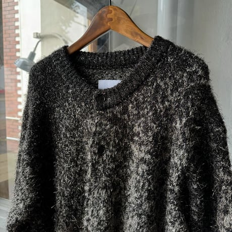 ssstein　  GLITTER FUR KNIT GRADATION CARDIGAN