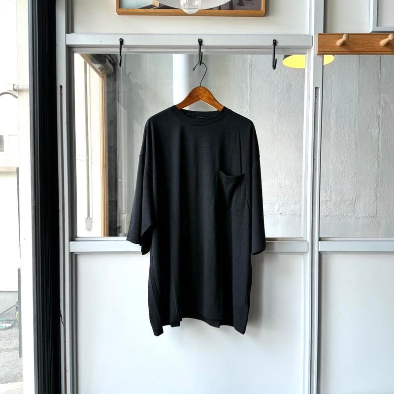 COMOLI (コモリ) 空紡天竺 半袖Tシャツ