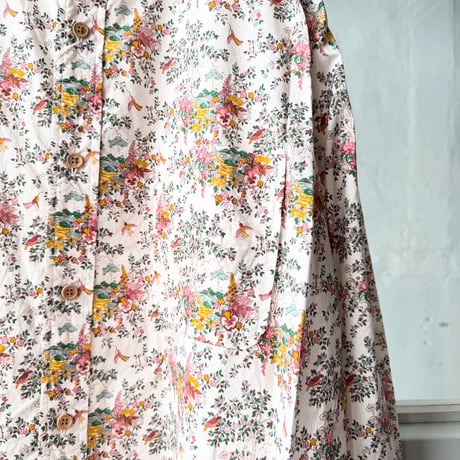 YAECA　[WOMENS] CANVAS DESIGN　スタンドカラーシャツ (MINIATURE WONDERLAND)