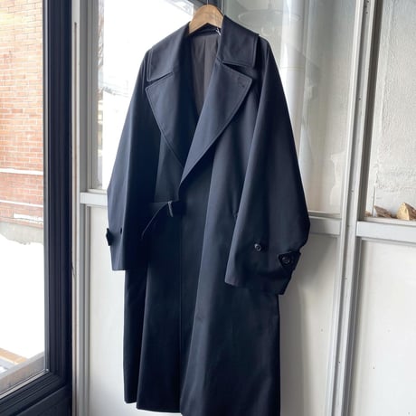 COMOLI　コットンギャバ　タイロッケンコート  （BLACK)