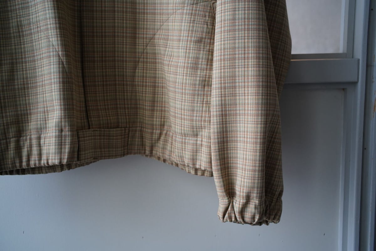 AURALEE HARD TWIST WOOL DOUBLE FACE CHECK BLOU