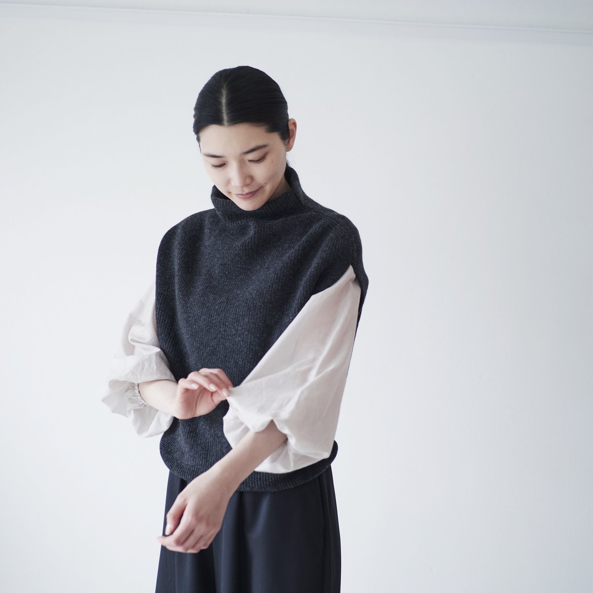 fruits of life リブニットベスト daja fruits of life リブニットベスト ｜くらすこと公式オンラインストア