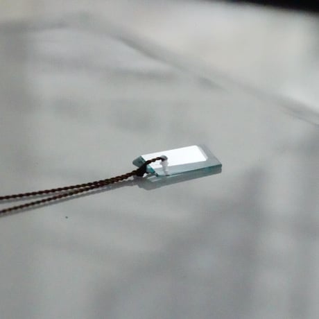 Margaret Solow　Geometric  Necklace    Aquamarine
