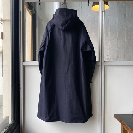 COMOLI  コットン フーデッドコート