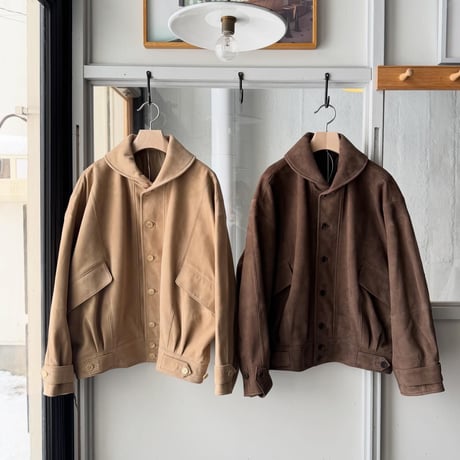 AURALEE　SILKY GRAIN SUEDE BLOUSON