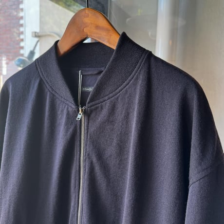 COMOLI　ウールニット ジップブルゾン