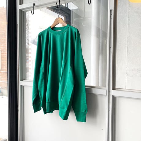 AURALEE　 ELASTIC HIGH GAUGE SWEAT P/O