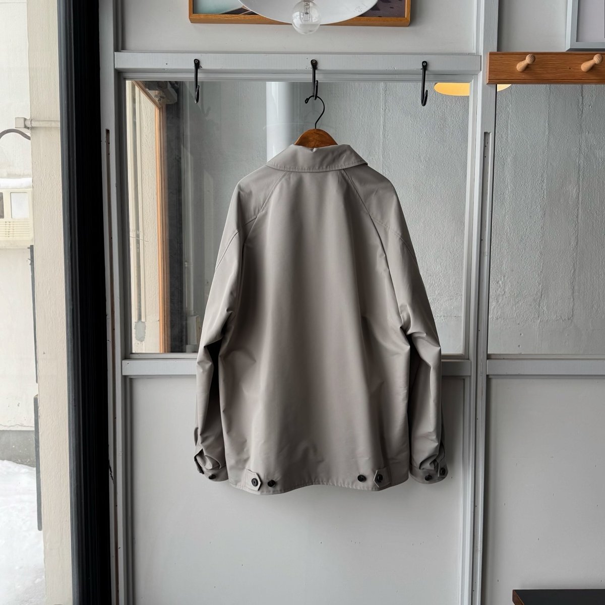 ほ*ん様 Q retailor HARRINGTON JACKET Generic Men's Solid Varsity Bomber Jacket Harrington Jacket Black