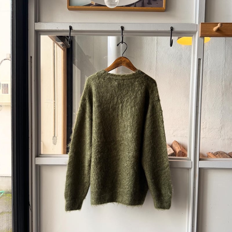 【新品試着のみ】AURALEE BRUSHED SUPER KID モヘアニット AURALEE BRUSHED SUPER KID MOHAIR KNIT V-NECK P/O – Chum!