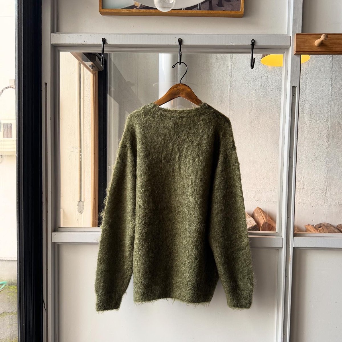 AURALEE BRUSHED SUPER KID MOHAIR KNIT P/O | Les