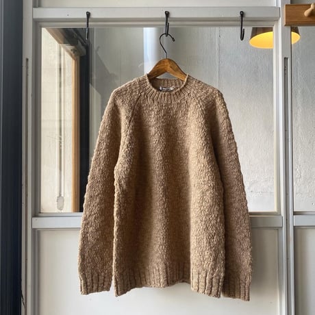 AURALEE  WOOL SLUB KNIT P/O  A21AP01SY (mens)