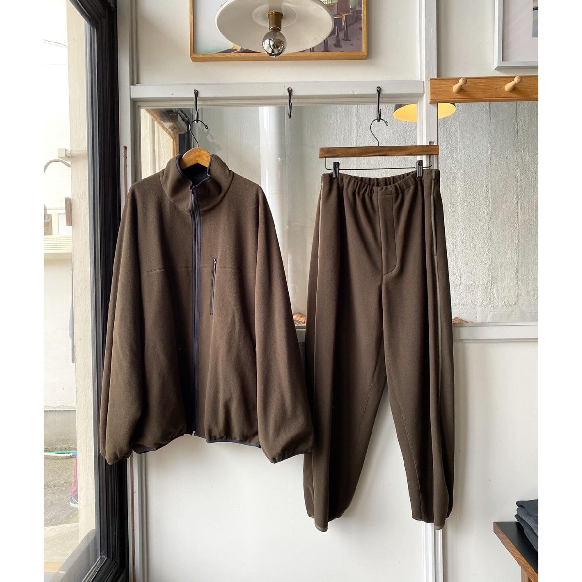 stein Fleece Gabardine Reversible Jacketブルゾン - ブルゾン