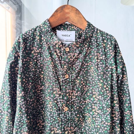 YAECA　[WOMENS] CANVAS DESIGN　スタンドカラーシャツ (MARGUERITE)