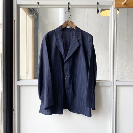 COMOLI 　ウールストライプ ジャケット