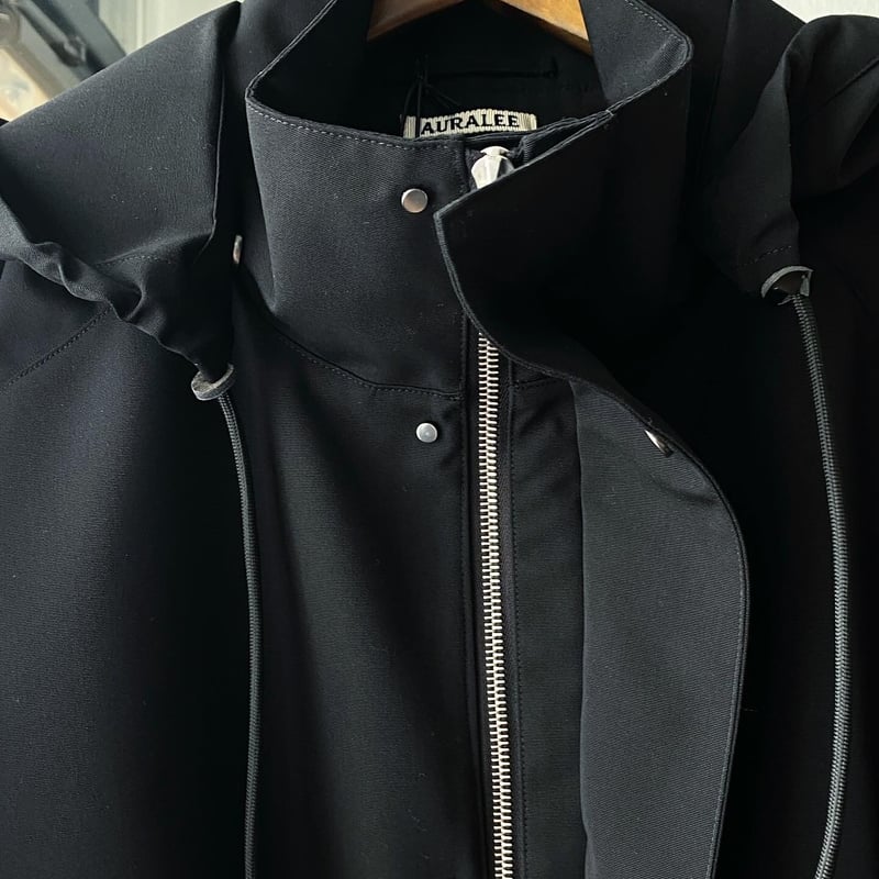 AURALEE WOOL MAX CANVAS HOODED BLOUSON | Less AURALEE WOOL MAX CANVAS HOODED BLOUSON | Less